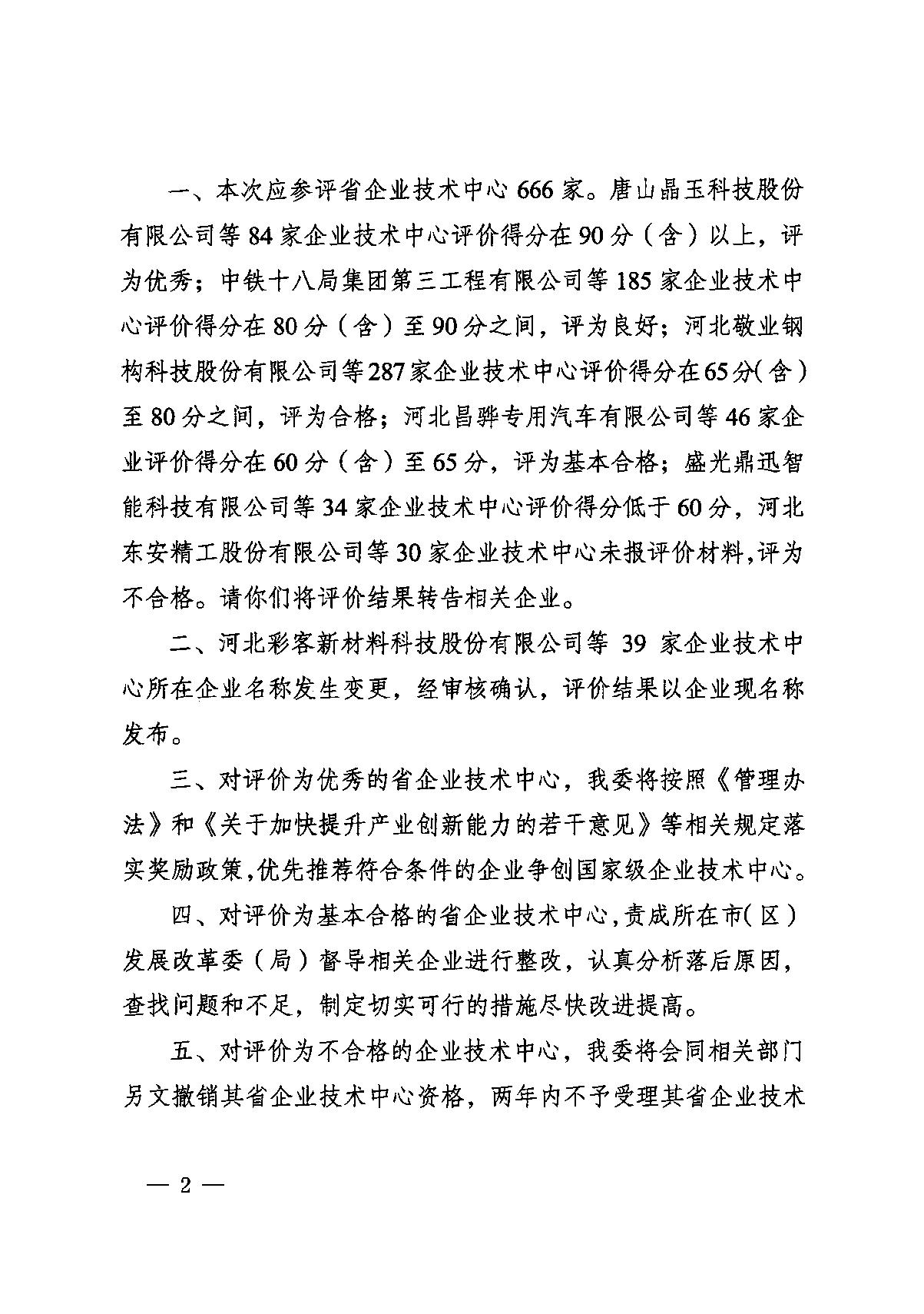 關于2022年河北省企業技術中心評價結果的通知_2.JPG